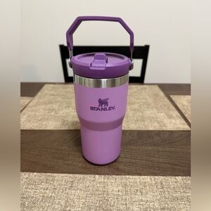 Stanley 20oz Lavender/Purple Travel Mug with Handle and Straw included